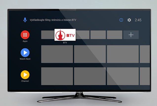 TV aplikácia pre BTV