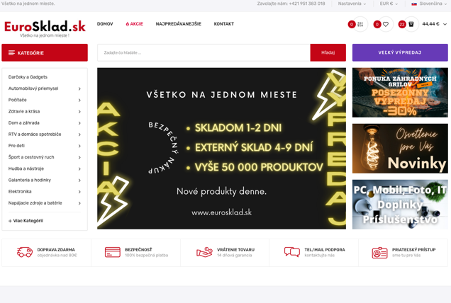 web eurosklad.sk